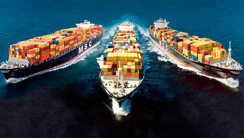 Vận tải đường biển đóng vai trò quan trọng trong ngành Logistics.