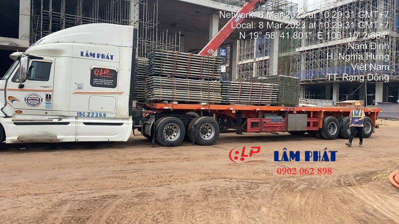 Dịch vụ vận chuyển vật liệu xây dựng Lâm Phát Logistics đảm bảo hàng hóa được giao tới người nhận an toàn.