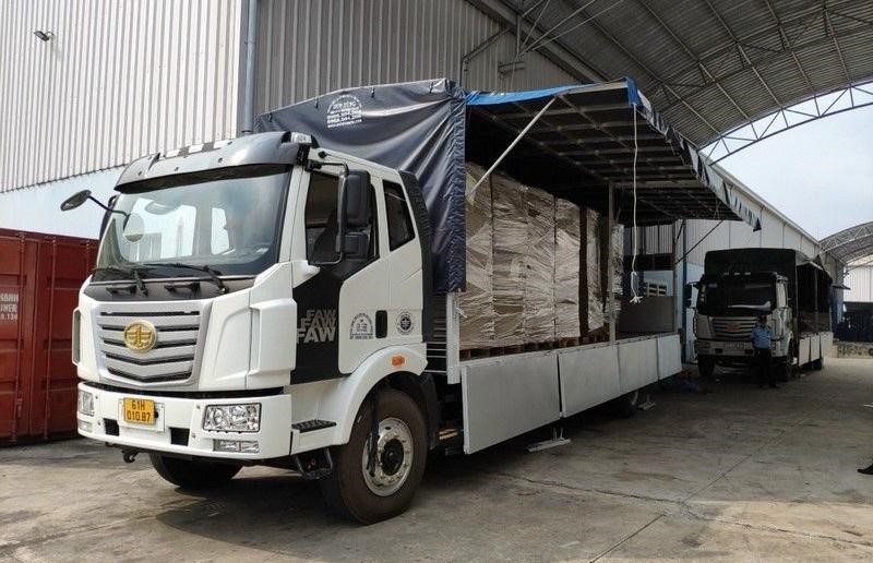 Dịch vụ vận chuyển hàng rời Lâm Phát Logistics luôn đảm bảo an toàn cho hàng hóa.