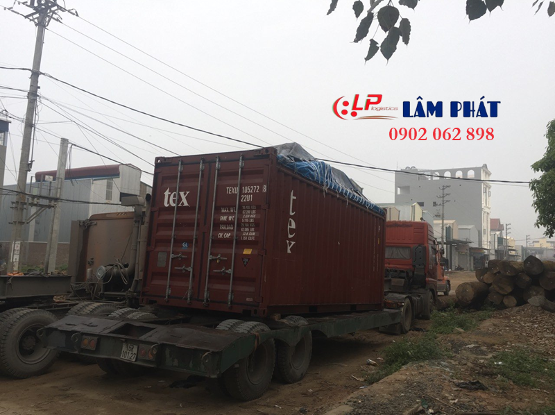 Nhà xe vận chuyển container Lâm Phát Logistics báo giá tốt nhất thị trường.