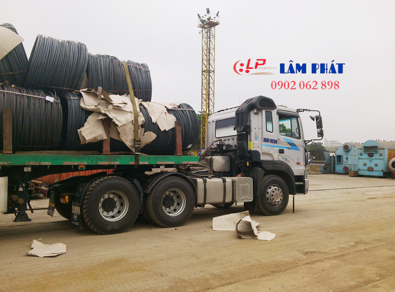 Vận chuyển thép xây dựng Lâm Phát Logistics là dịch vụ đảm bảo an toàn.
