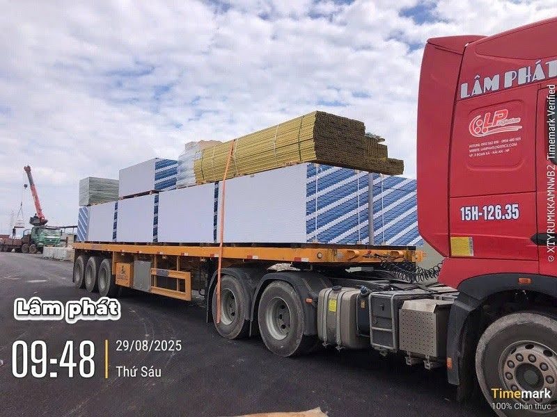 Giải pháp vận chuyển thạch cao Quảng Bình nhanh chóng của Lâm Phát.