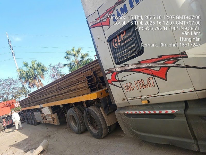 Quy trình vận tải cọc cừ chuyên nghiệp, an toàn.