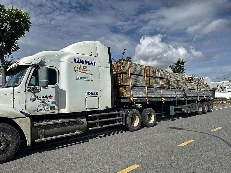 vận chuyển khung thép Quảng Bình